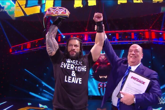 WWE Payback 2020 Roman Reigns becomes Universal Champion, Results, Highlights Written Details