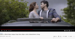 Read more about the article Sadak 2 Trailer getting heavily disliked on Youtube and its justified