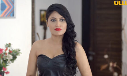 Ullu Web Series Woodpecker Episode 5 Nandini showing her her body in tight short outfit