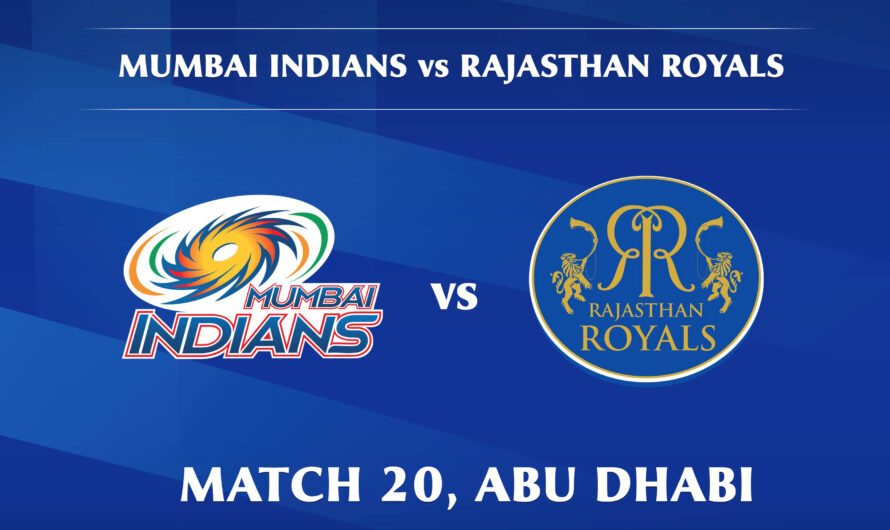 IPL 2020 MI vs RR 20th Match Live Score, Playing XI’s, Win Prediction, Result 6 October 2020