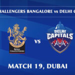 IPL 2020 RCB vs DC 19th Match Live Score, Playing XI’s, Win Prediction, Result 5 October 2020