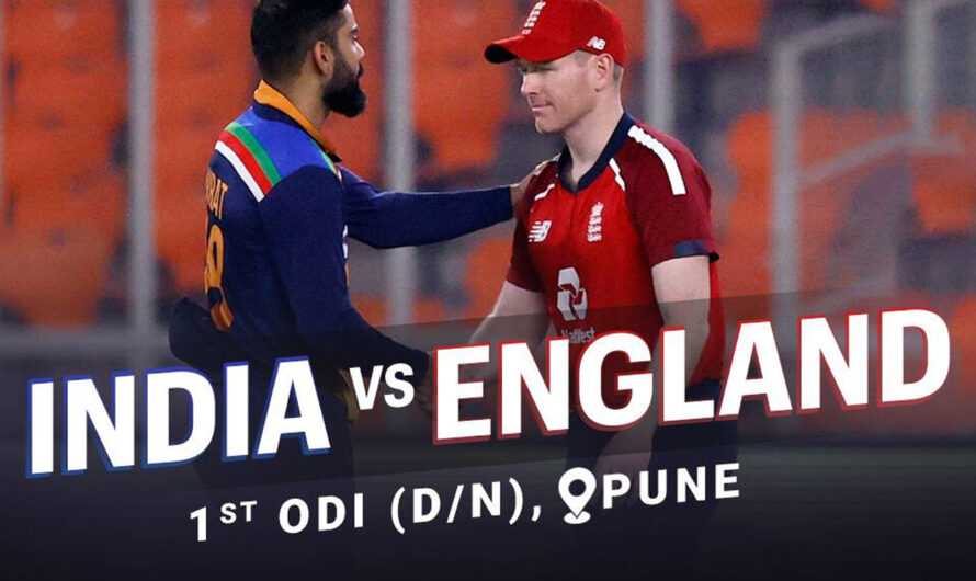 IND vs ENG 1st ODI Match 23 March 2021 Live Score, Playing XI, and Result