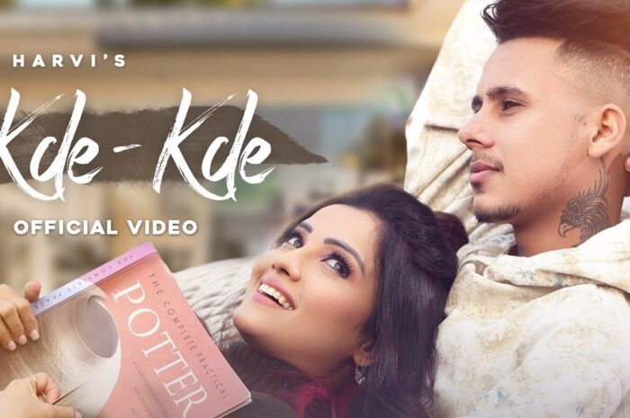 Punjabi Song Kde Kde Lyrics and Video by Harvi Featuring Adaa Khan