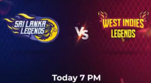 Read more about the article Sri Lanka Legends vs West Indies Legends 2nd T20 Match Live Score, Playing XI, Result – Road Safety World Series 2021