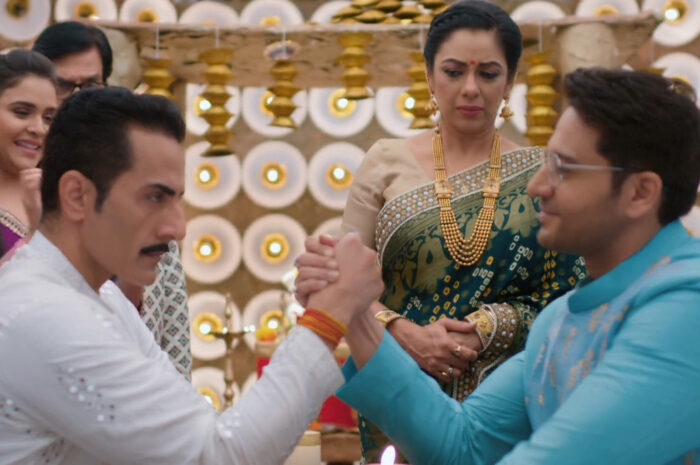 Today Anupama Episode 23 Sept 2021 Written Updates – Anuj vs Vanraj arm wrestling match