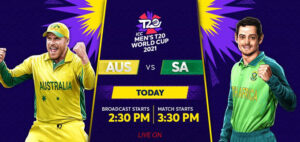 Read more about the article AUS vs RSA 23 Oct 2021 Live Score, Playing xi’s, Prediction – ICC T20 WC 2021