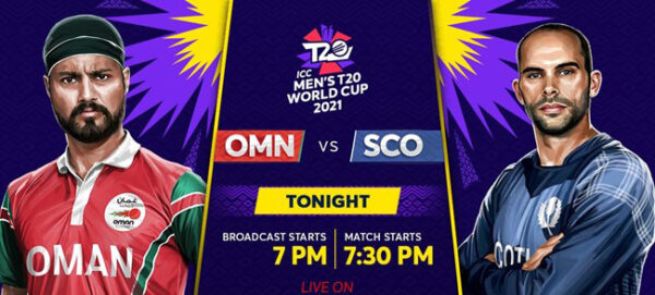 Oman vs Scotland T20 World Cup 2021 Match 10 Live Score, Playing xi’s, Prediction – Full Details