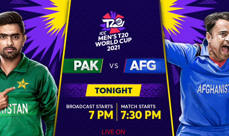 AFG vs PAK 29 October 2021 Live Score, Playing xi’s, Prediction – ICC T20 World Cup 2021