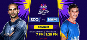 Read more about the article SCO vs NAM 27 October 2021 Live Score, Playing xi’s, Prediction – ICC T20 World Cup 2021