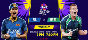 Read more about the article Sri Lanka vs Ireland T20 World Cup 2021 Match 8 Live Score, Playing xi’s, Prediction – Full Details