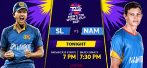 Read more about the article Sri Lanka vs Namibia T20 World Cup 2021 Match 4 Live Score, Playing xi’s, Prediction – Full Details