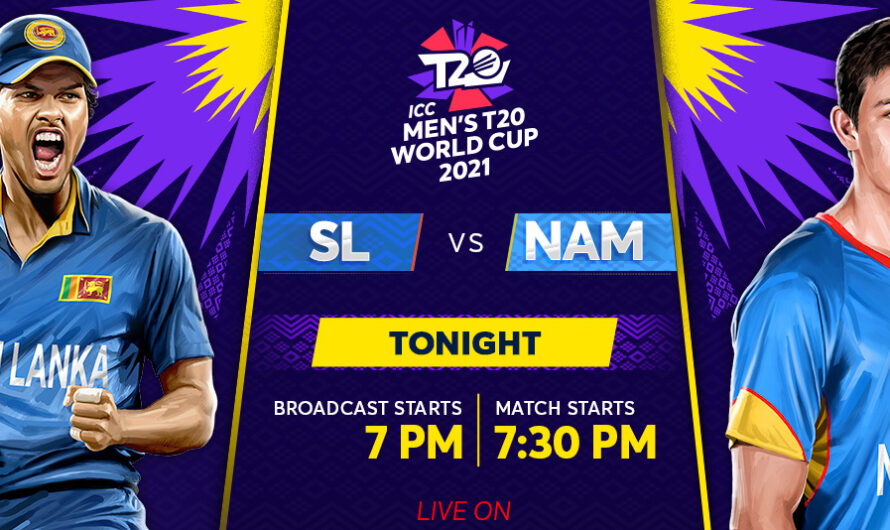 Sri Lanka vs Namibia T20 World Cup 2021 Match 4 Live Score, Playing xi’s, Prediction – Full Details