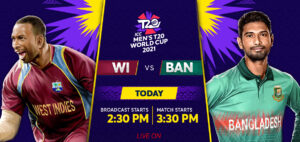 Read more about the article WI vs BAN 29 October 2021 Live Score, Playing xi’s, Prediction – ICC T20 World Cup 2021