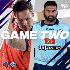 Read more about the article Delhi Bulls vs The Chennai Braves 7th Match 21 Nov 2021 Live Score Updates, Playing XI’s, Winner Prediction – Abu Dhabi T10 League