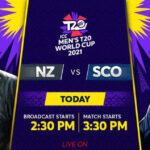 NZ vs SCO 3 November 2021 Live Score, Playing xi’s, Prediction – ICC T20 World Cup 2021