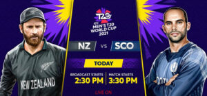 Read more about the article NZ vs SCO 3 November 2021 Live Score, Playing xi’s, Prediction – ICC T20 World Cup 2021