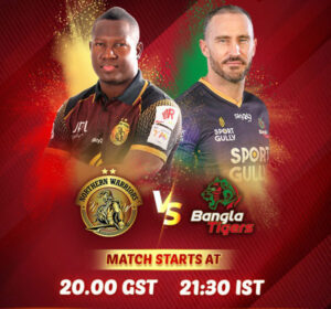 Read more about the article Bangla Tigers vs Northern Warriors 8th Match 21 Nov 2021 Live Score Updates, Playing XI’s, Winner Prediction – Abu Dhabi T10 League