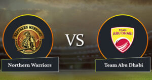 Read more about the article Northern Warriors vs Team Abu Dhabi 4th Match 20 Nov 2021 Live Score Updates, Playing XI’s, Winner Prediction – Abu Dhabi T10 League