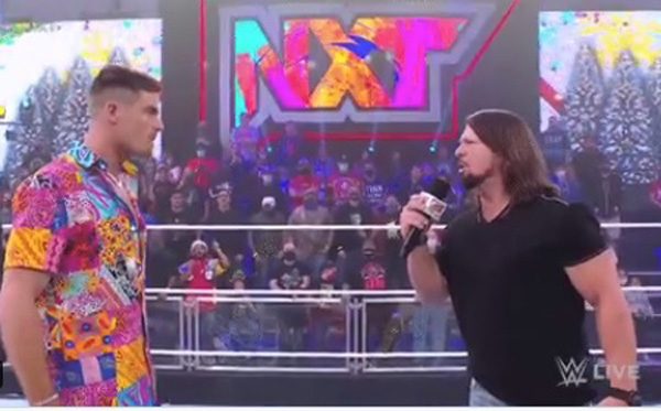 WWE NXT 2.0 AJ Styles confronts Grayson Waller – 21 December 2021 Results with Full Details