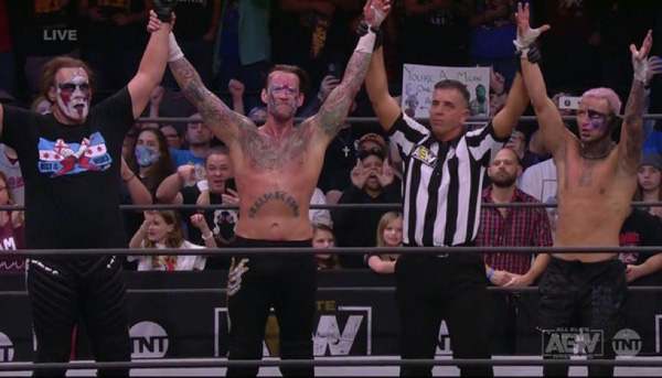 CM Punk, Sting and Darby Allin teamed up against MJF and FTR – AEW Dynamite Holiday Bash 22 December 2021 Winners and Losers