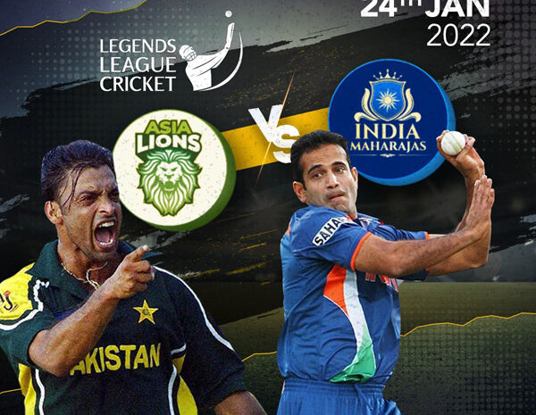 Legends League Cricket : Asia Lions vs India Maharajas 24 Jan 2022 Live Score, Toss, Playing XI’s, Where to Watch Live Stream