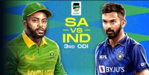 Read more about the article South Africa vs India 3rd ODI Match 23 January 2022 Live Score, Playing XI’s, Prediction, Where to Watch Live Stream