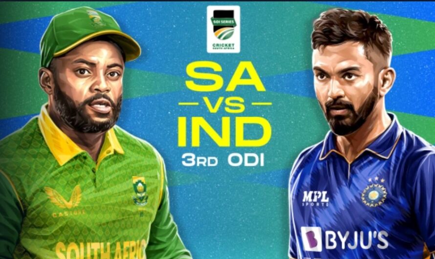 South Africa vs India 3rd ODI Match 23 January 2022 Live Score, Playing XI’s, Prediction, Where to Watch Live Stream