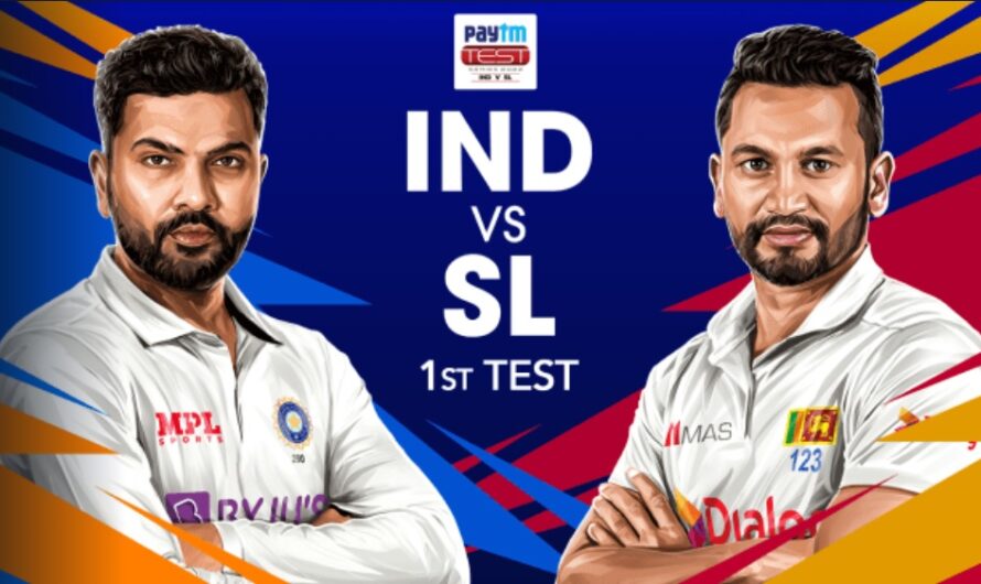 India vs Sri Lanka 1st Test Match 4 March 2022 Live Score, Streaming Info, Playing XI’s, Prediction, All 5 days updates