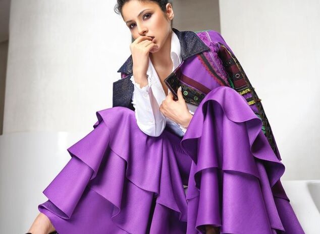 Checkout: Shehnaaz Gill stunning pics in White shirt, Purple Pants with Jacket from Dabboo Ratnani’s latest photoshoot