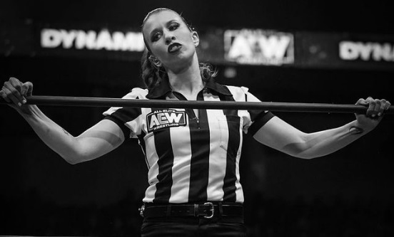 AEW Female Referee Aubrey Edwards Hot Pics, Wiki, Age, Bio, Real Name, Husband, Body Stats