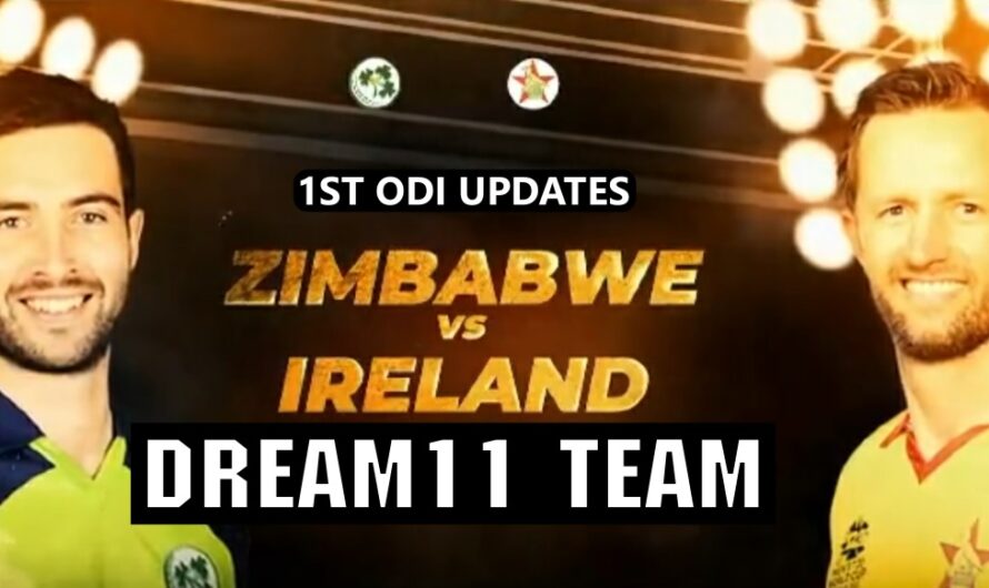 ZIM vs IRE 1st ODI (18 Jan 2023) Live Score, Dream11 Team Prediction, Watch Stream Info, and More Details