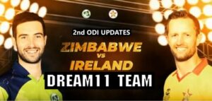 Read more about the article ZIM vs IRE 2nd ODI (21 Jan 2023) Live Score, Dream11 Team Prediction, Watch Stream Info, and More Details