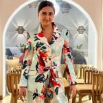 Boss Lady Alert : Tejasswi Prakash in floral printed Blazer & Pant made a style statement – Check Pics with Full Details :