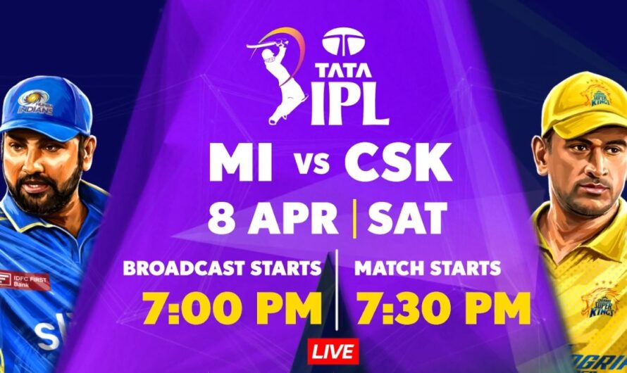 IPL 2023 Match 12 – MI vs CSK Dream11 Team Prediction, Wankhede Pitch Report, Expected Playing XI’s, and More Info
