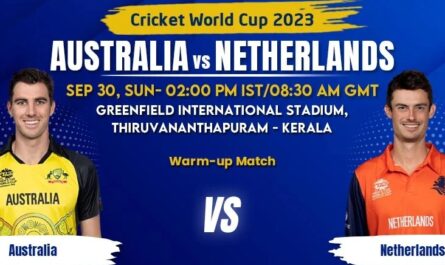 AUS vs NED WC 2023 Warm Up Match Photo