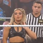 Thea Hail in black leather bikini on nxt