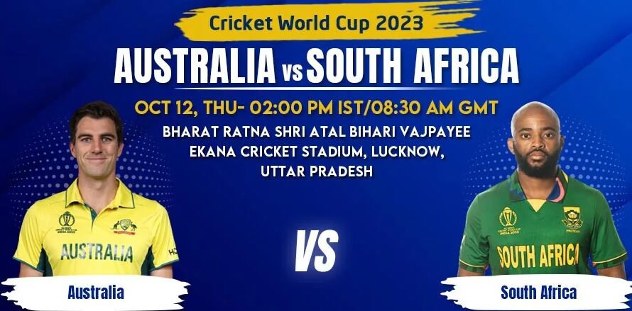 Australia vs South Africa (World Cup 2023) Match 10 Fantasy Team Prediction, Lucknow Weather Forecast, Ekana Stadium New Pitch Report