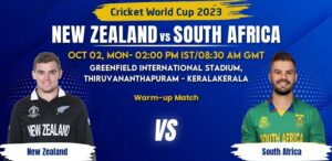 Read more about the article New Zealand vs South Africa (World Cup 2023) Warm-up Match Fantasy Team Prediction, Weather Forecast, Greenfield Stadium Pitch Report