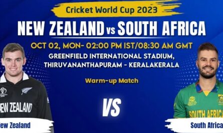 NZ vs RSA Warm-up match ICC ODI WC 2023 Pic