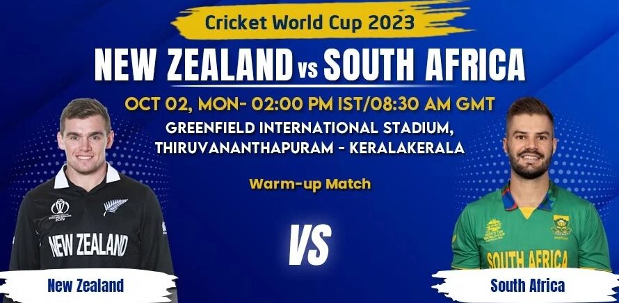 New Zealand vs South Africa (World Cup 2023) Warm-up Match Fantasy Team Prediction, Weather Forecast, Greenfield Stadium Pitch Report