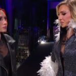 Charlotte Flair and Becky Lynch Backstage WWE SD 24 NOV 2023
