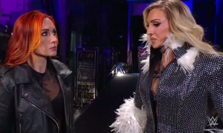 Charlotte Flair and Becky Lynch Backstage WWE SD 24 NOV 2023