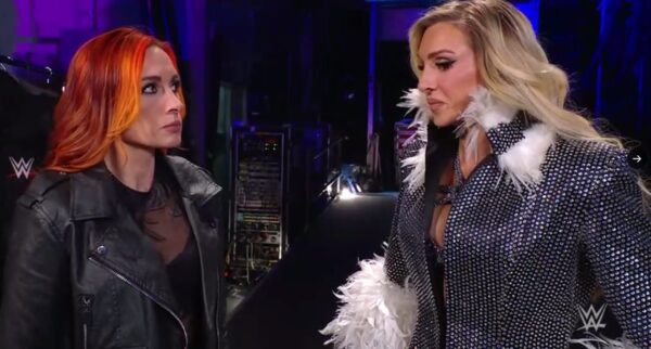 Charlotte Flair and Becky Lynch Backstage WWE SD 24 NOV 2023