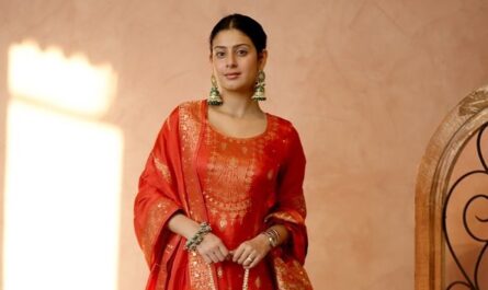 Isha Malviya in Desi Dress Suit