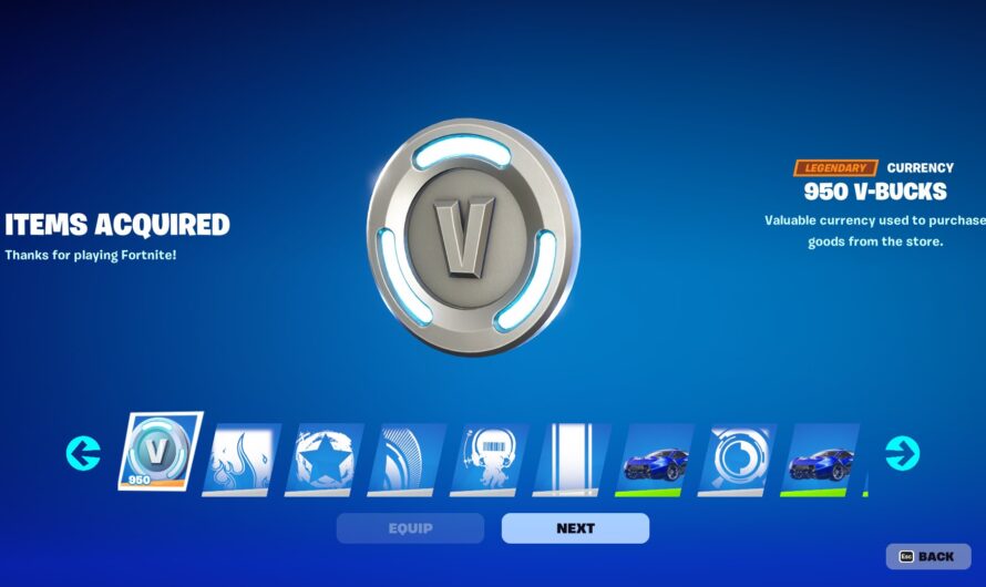 Unlock the Gold Rush: How to Avail Your Free Fortnite 950 VBucks – Complete Guide