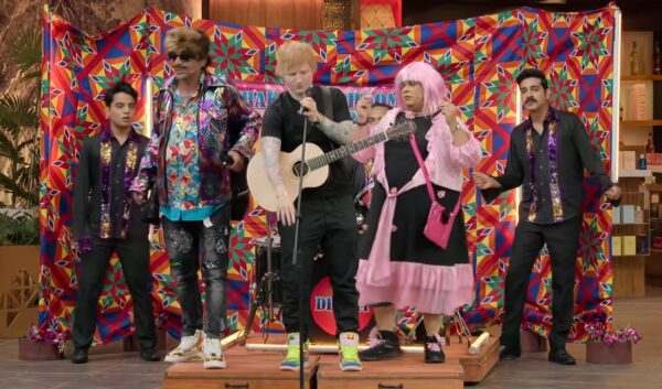 Ed Sheeran with Cotton Candy and Diamond Raja on the Kapil Sharma Show