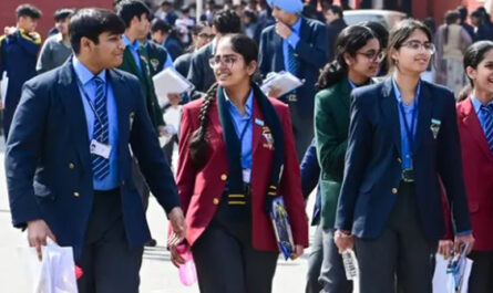 CBSE Class 10th and 12th Results 2024 Students in Uniform Picture