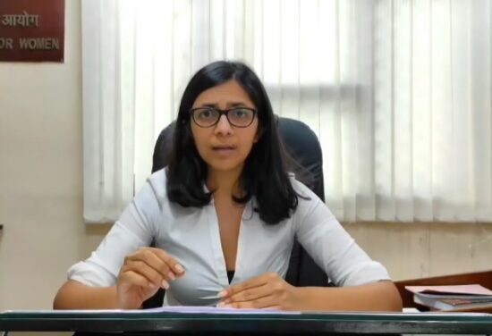 Swati Maliwal in a white shirt looking sexy at her former DCW office