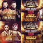 WWE King and Queen of the Ring Tournament First Round Match Card 2024 RAW Side