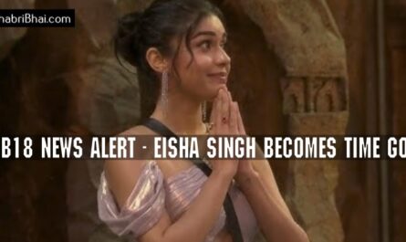 Eisha Singh Becomes the New Time God OF BB18 latest Pic